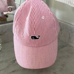 Vineyard Vines Pink Striped Cap
